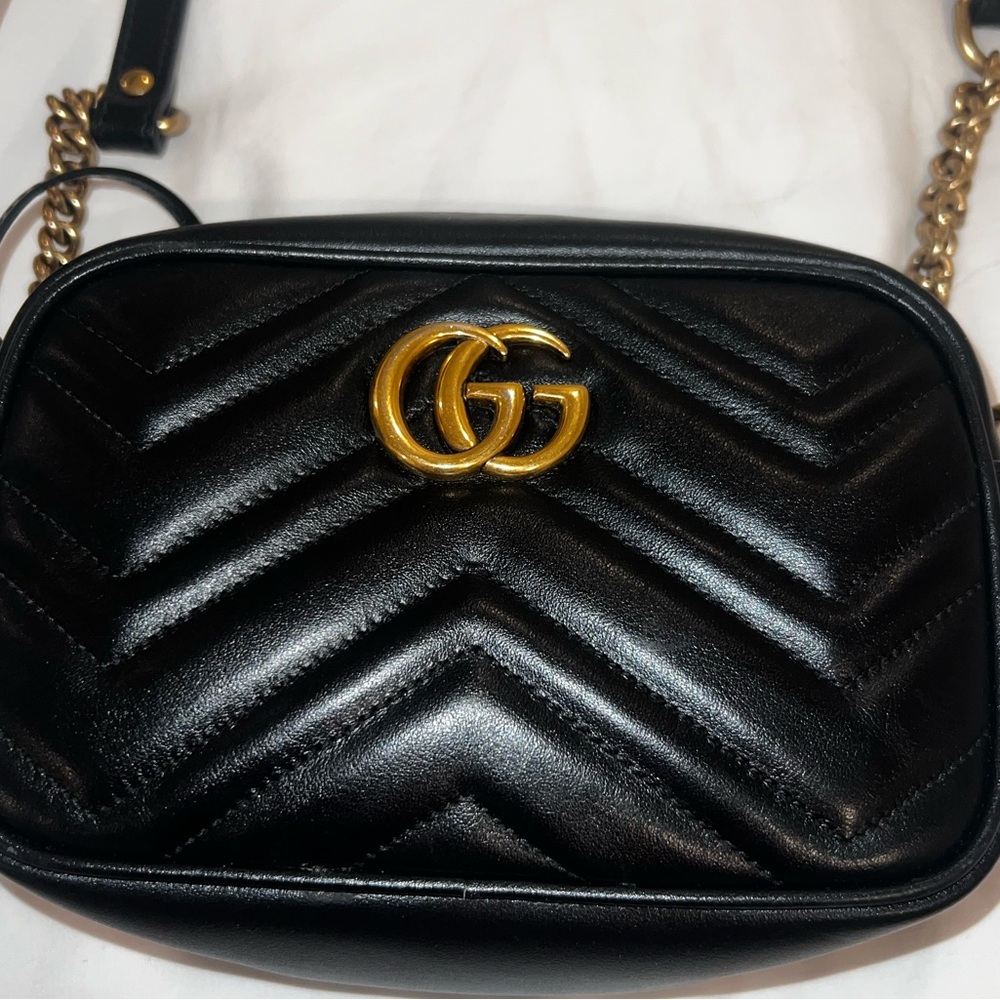 GUCCI MARMONT MINI SHOULDER BAG - Picture 5 of 12